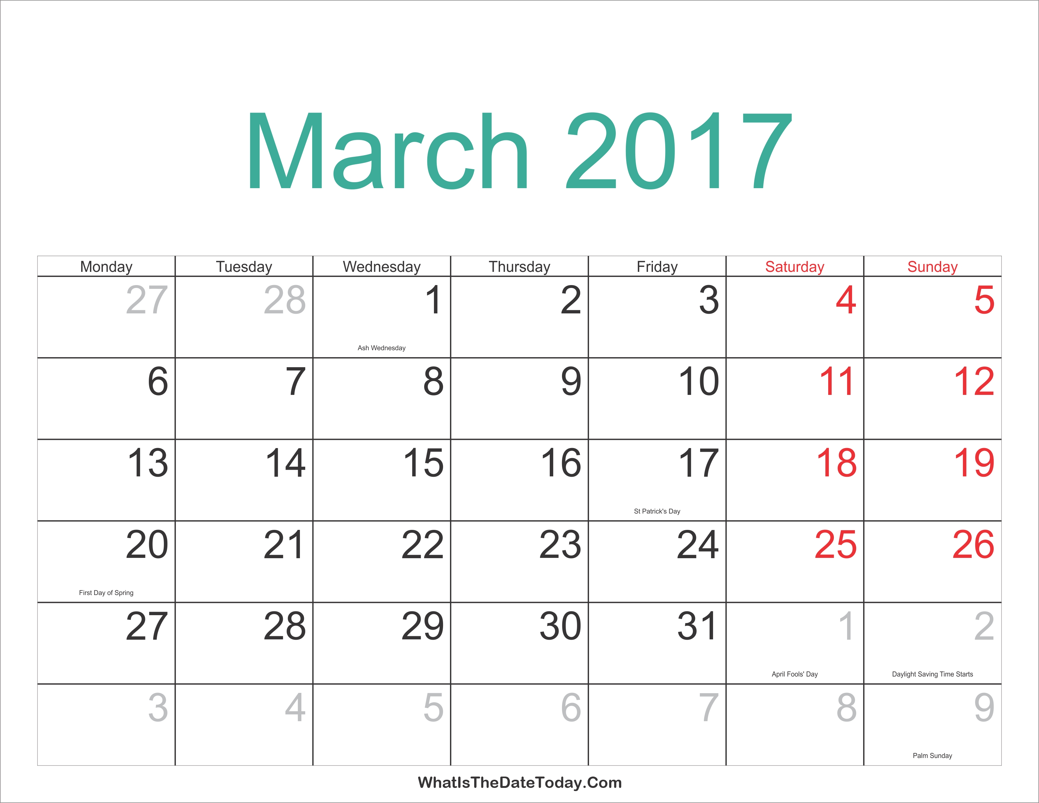 march-2017-calendar-printable-with-holidays-whatisthedatetoday-com