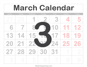 March 2023 Calendar Templates