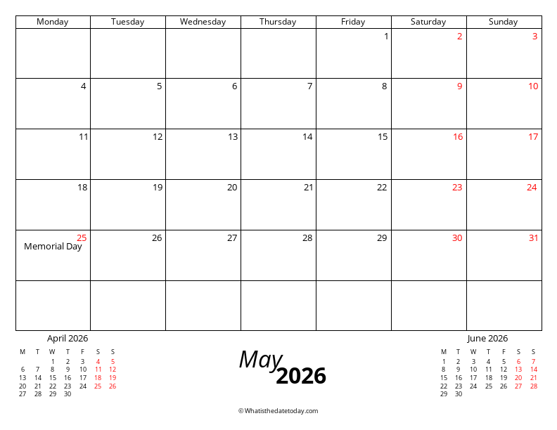 May Monday Start