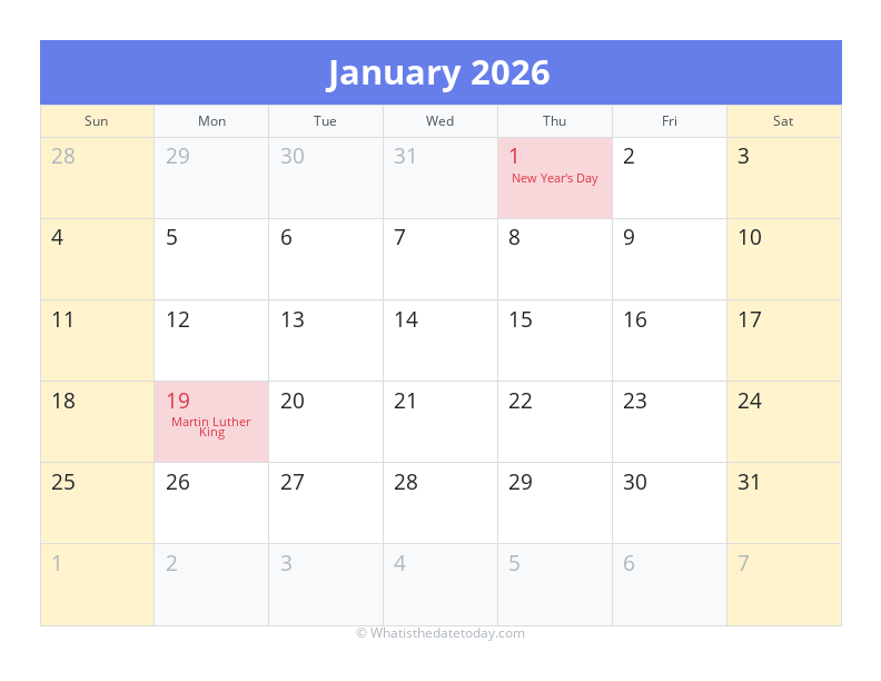 2026 Monthly Pages